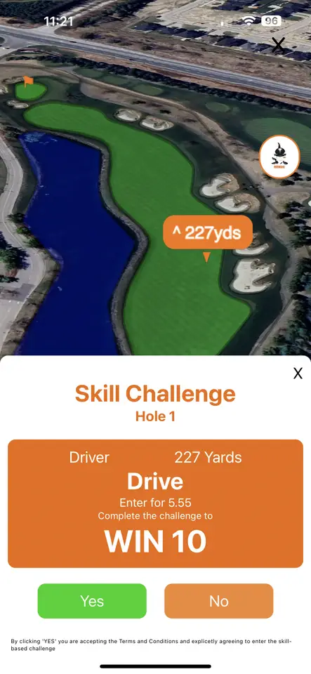 Whale Skill Challenge Hole 1