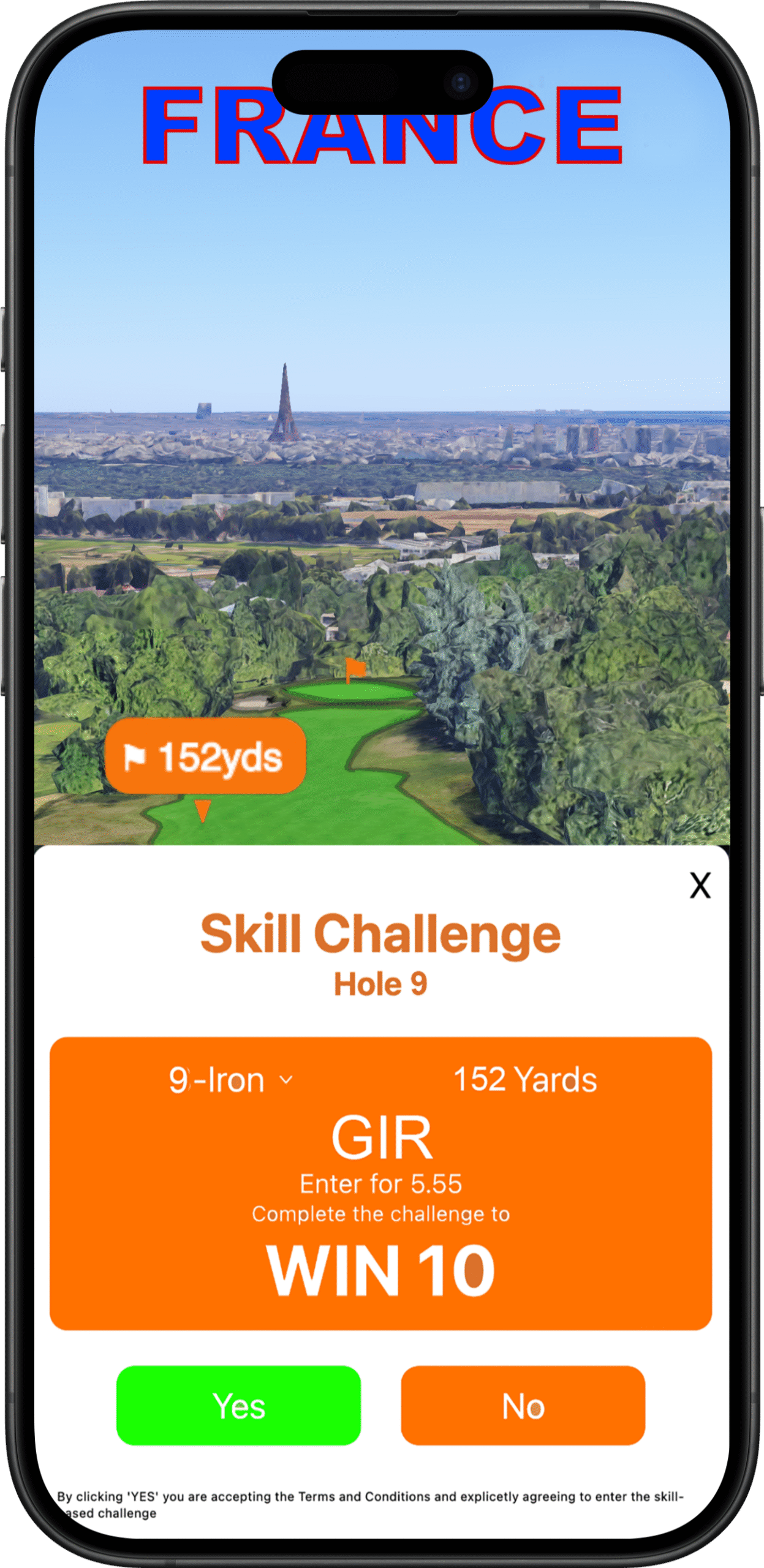 Whale Golf GPS App - France GIR Challenge iPhone