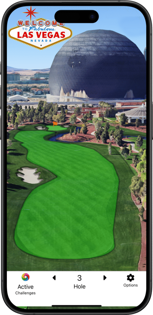 Whale Golf GPS App - Las Vegas 3D iPhone