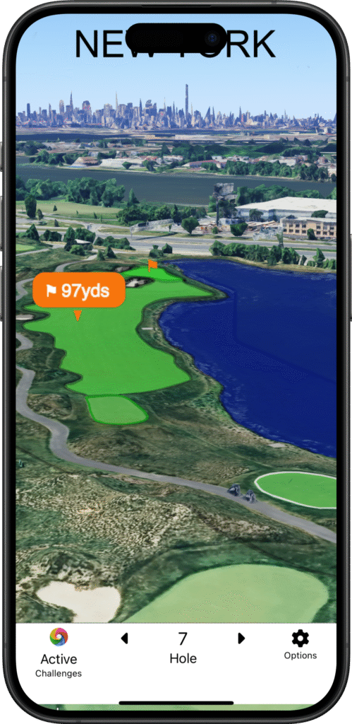 Whale Golf GPS App - New York 3D iPhone