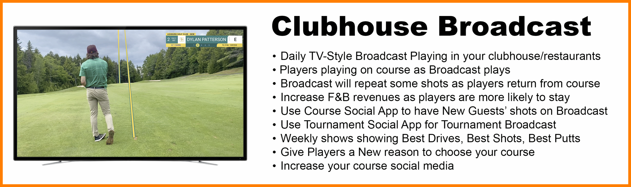 Whale Golf - Broadcast